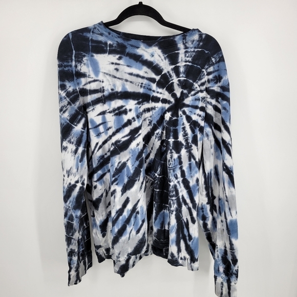 Reverse Threads Men’s Long Sleeve Tie-Dye T-Shirt 100% Cotton Size XXL - Picture 3 of 9